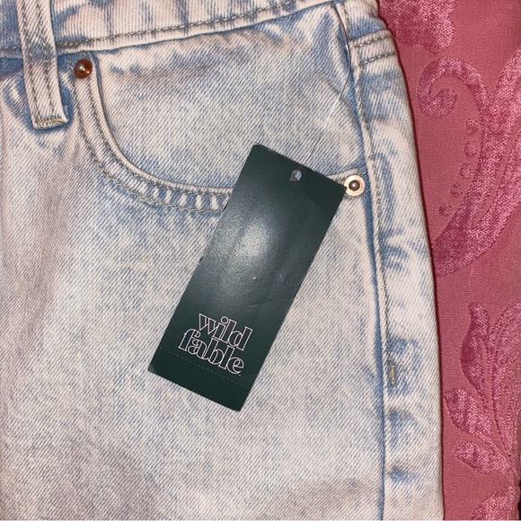 Denim Stretch Mini Skirt Target Wild Fable Light-wash Pockets 90s Y2K Small 4 - Picture 2 of 12